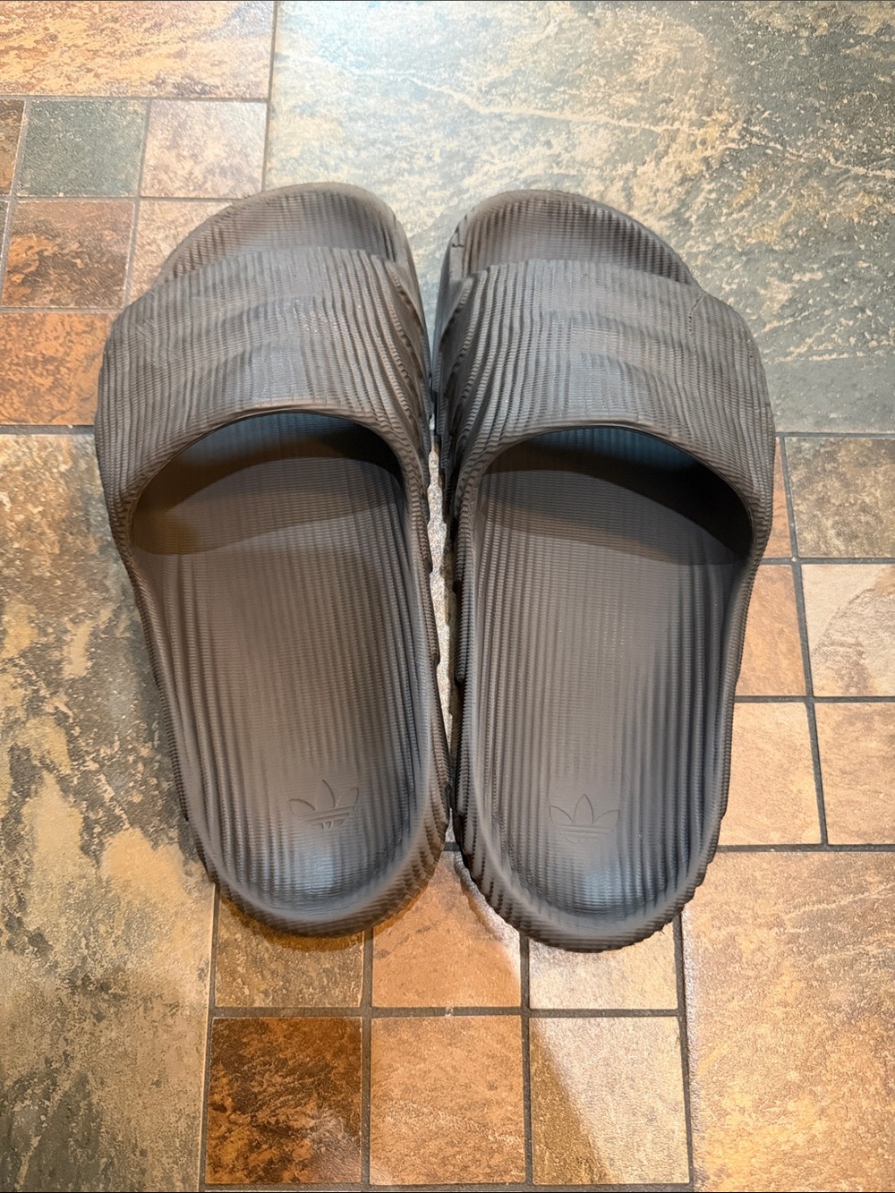 Men's Gray Adidas Slide Sandals – Comfortable Everyday Slides